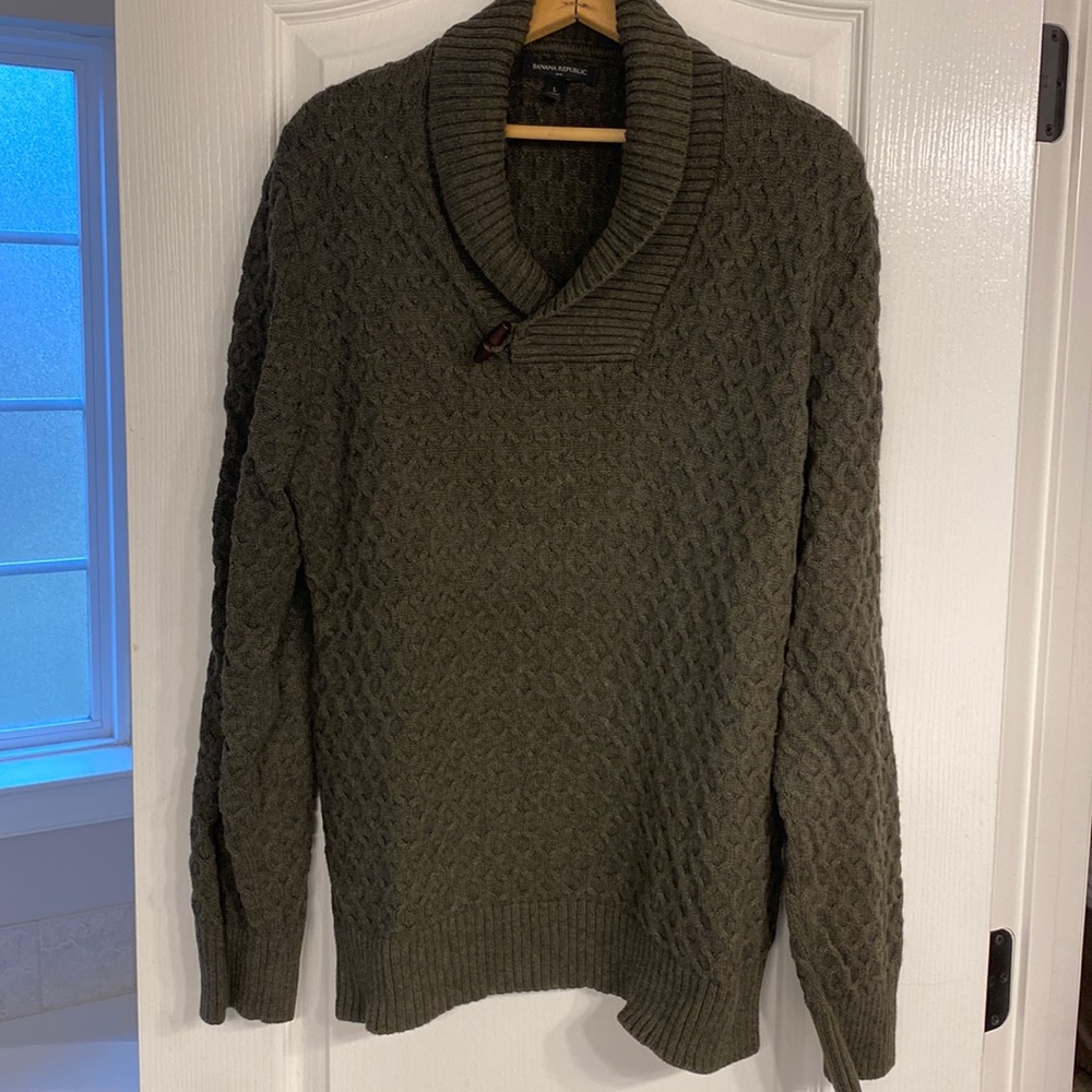 Men’s Banana Republic Shawl Collar Sweater